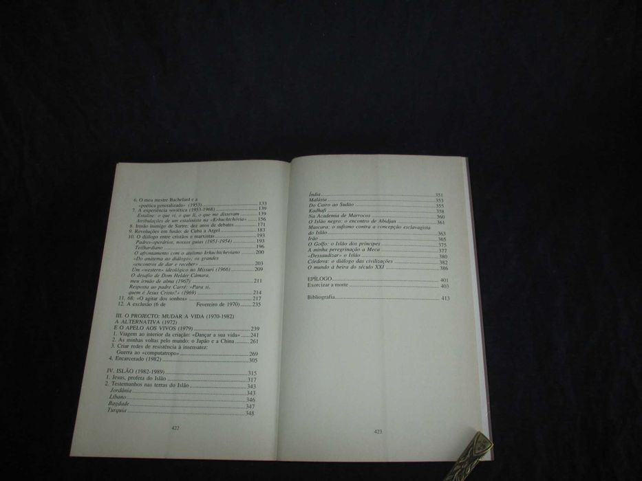 Livro Viagem Solitária no meu século Roger Garaudy