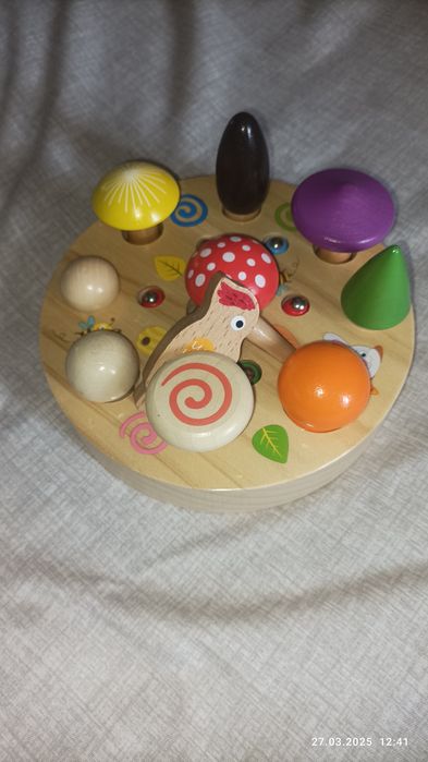 Деревянная игрушка с магнитами