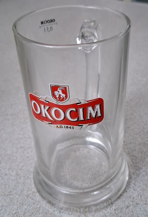 Kolekcjonerski kufel do piwa Okocim 0,5l