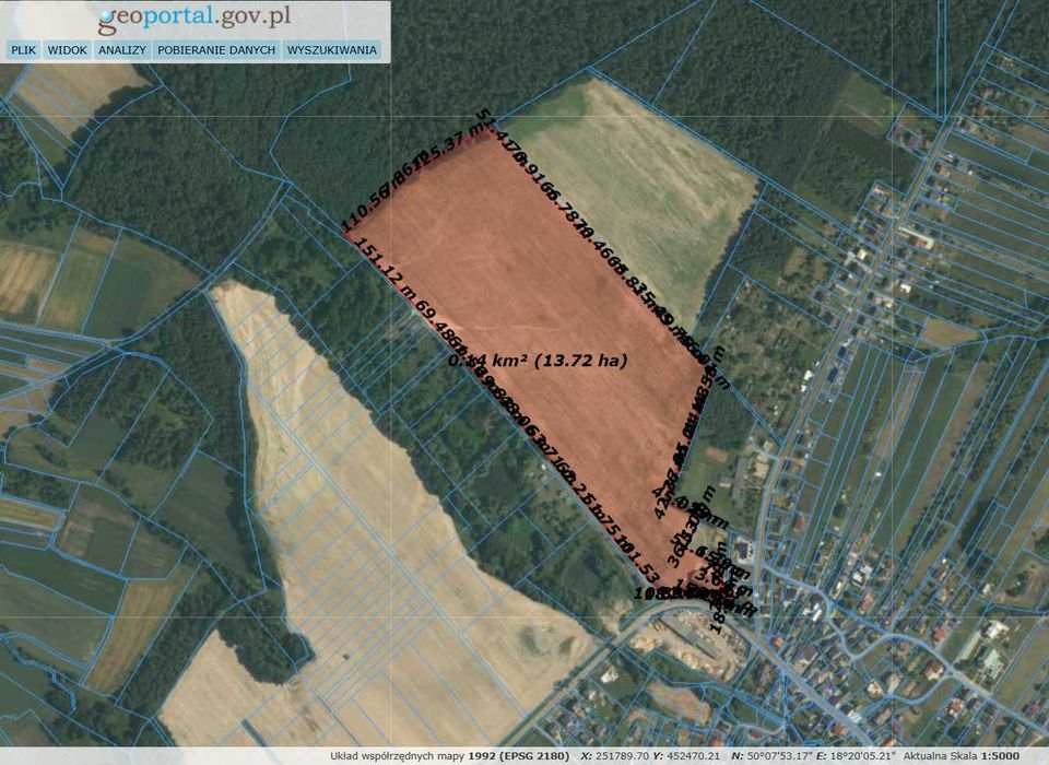 Grunty orne wraz z stodołą Adamowice ! 14 ha !