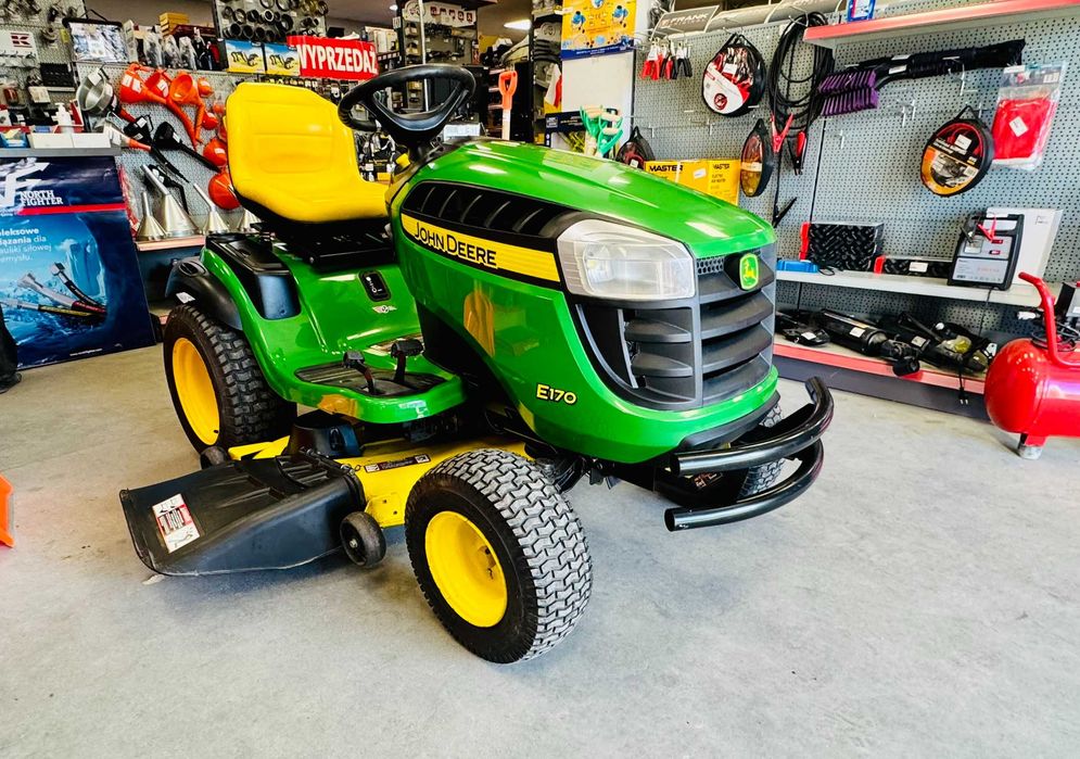 Traktorek kosiarka John Deere E170 Briggs&Stratton z USA! 25KM Faktura
