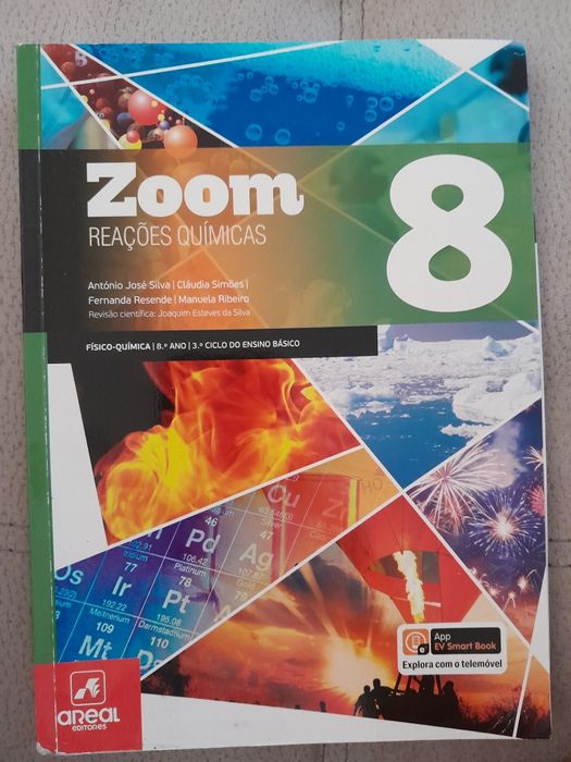 Manuais e cadernos de atividades de físico-química 8⁰ano