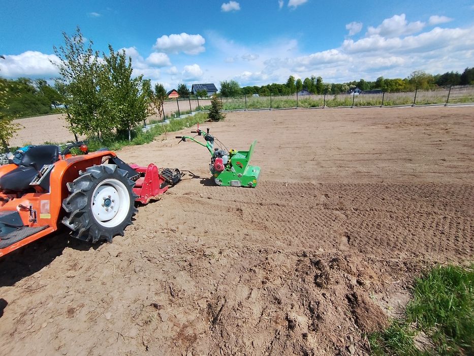 Glebogryzarka separacyjną usługi siew trawy