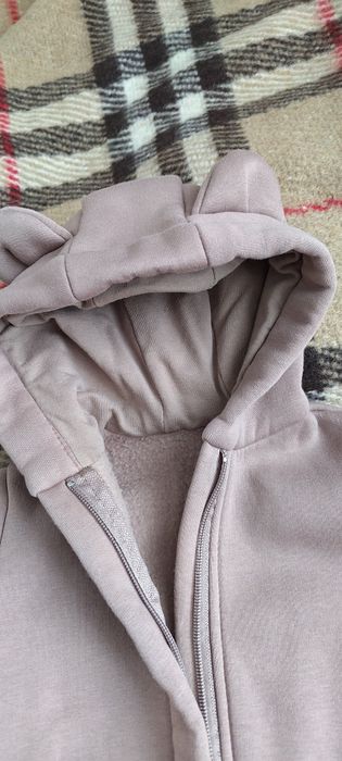 Ромпер на флісі+шапочка  Kids.handmade,62 розмір. Ідеальний стан!