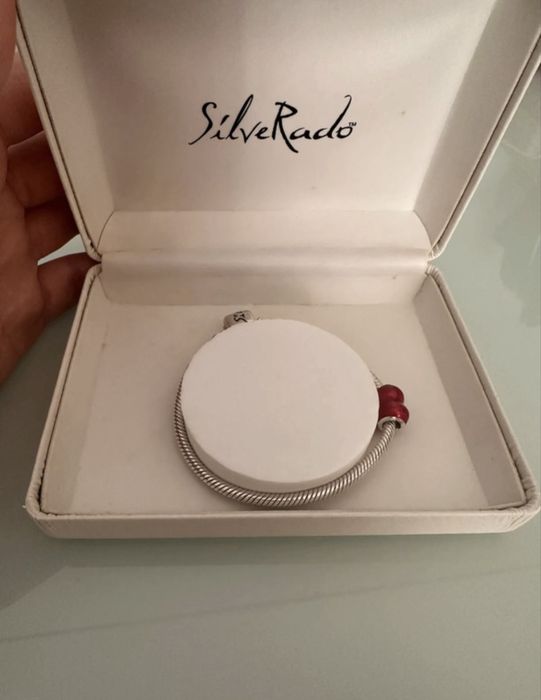 Pulseira Silverado com conta