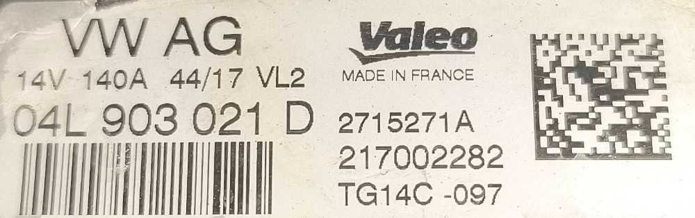 Alternador | SEAT | ATECA (KH7, KHP) [04.2016 - ...]