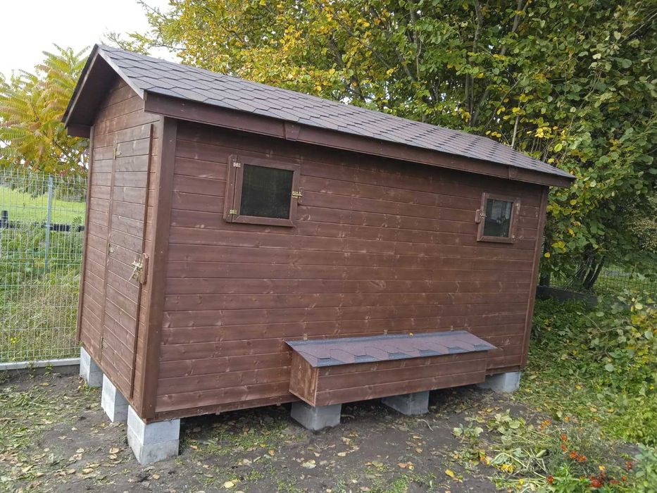 Kurnik 4 x 2 Kokoszka. Kurnik dla kur, kaczek, domek dla drobiu