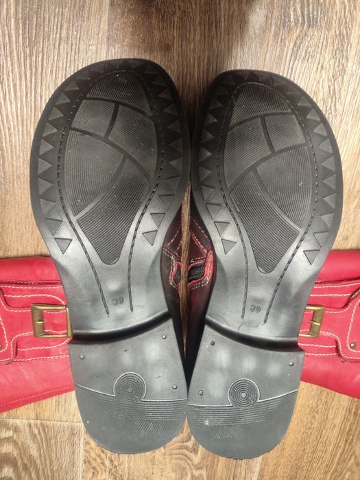 Сапоги зимові шкіряні 39 р.