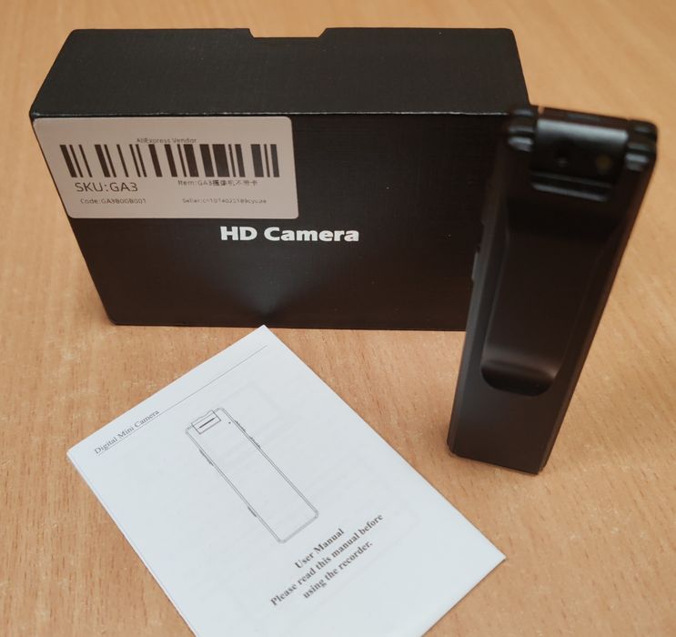 Kamera  rejestrator HD, dyktafon