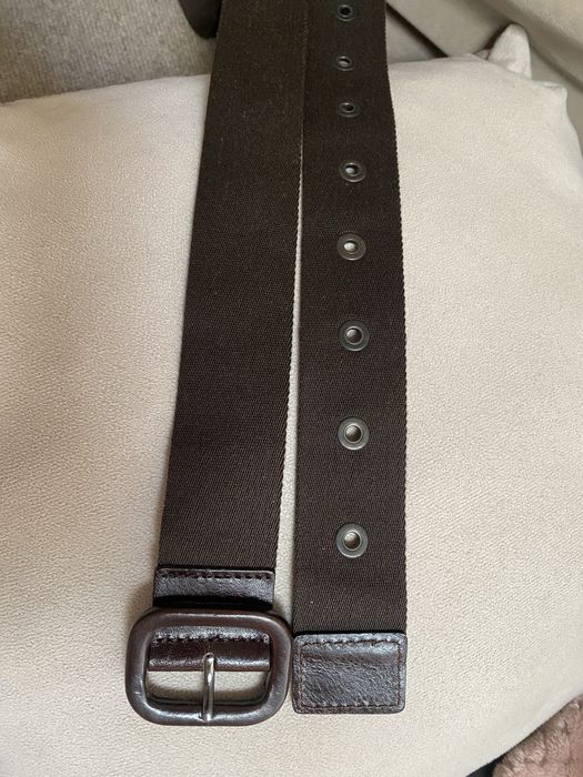 Brazowy pasek Massimo Dutti