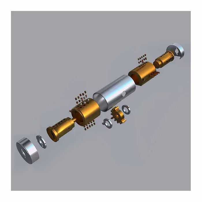 Corrente antifurto moto - cadeado segurança 2 Chaves