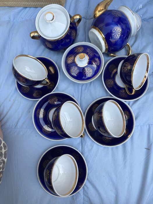 Сервіз чайний суми полонне дулево фарфор лфз довбиш чашки посуд ссср