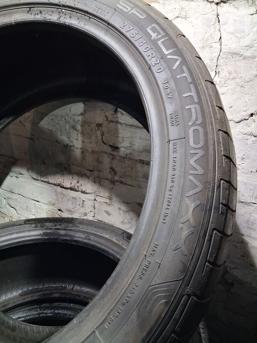 ШИНЫ Б/У 275/40 R20 Dunlop SP QuattroMaxx