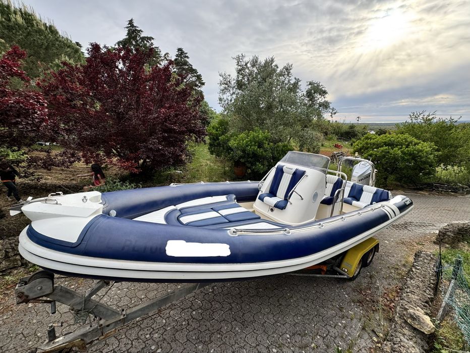 Semi rigido rib cobra 7.5m com honda 200