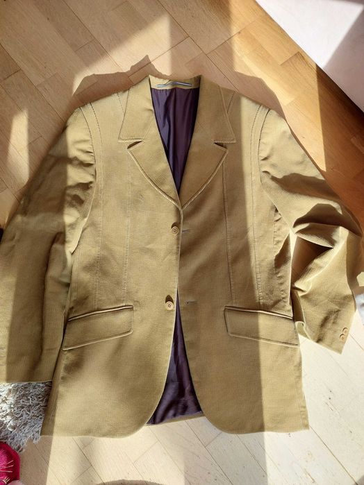 Marynarka meska sztruksowa braz r. L