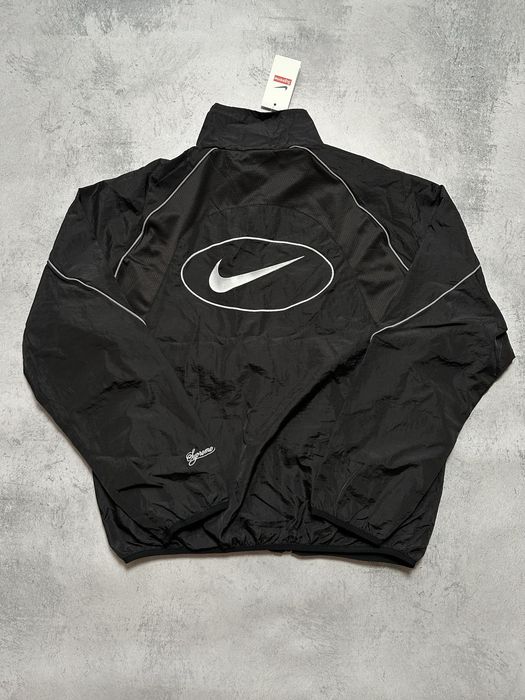 Нейлонова вітровка олімпійка Nike x Supreme