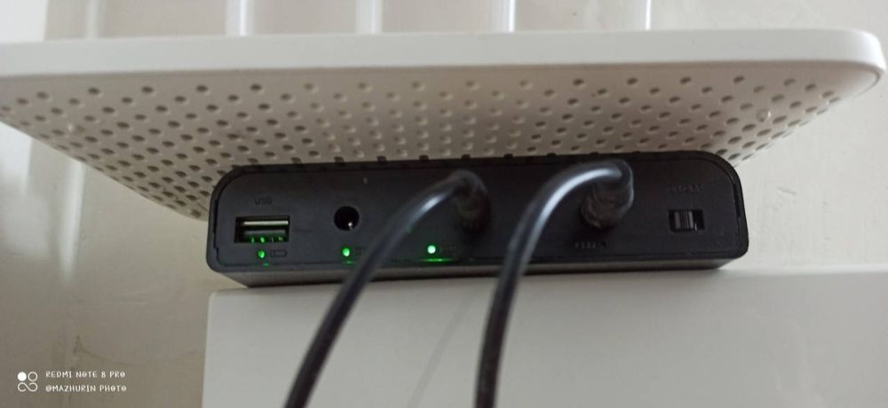 Безперебійник джерело живлення для роутера, Mini UPS 1680 mAh, 36W, (DC 5/9/12 V)