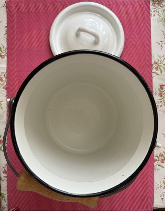 Бидон новый эмалированный