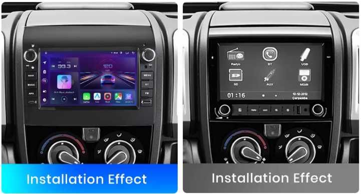 Rádio Junsun Android 7" 2/64GB para Fiat Ducato Peugeot Boxer Citroen Jumper CARPLAY GPS