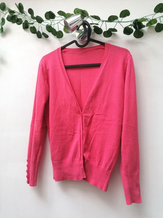 Casaco de Malha Rosa