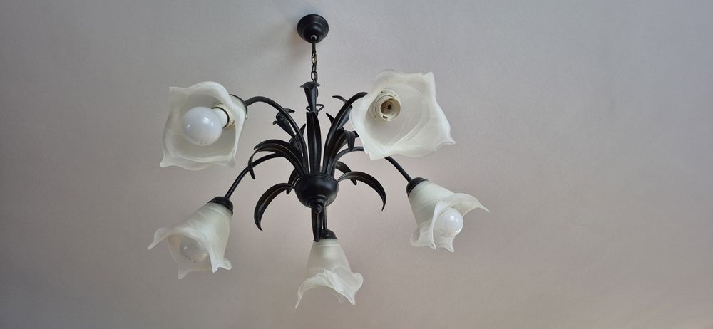 Lampa wisząca  na 5 żarówek