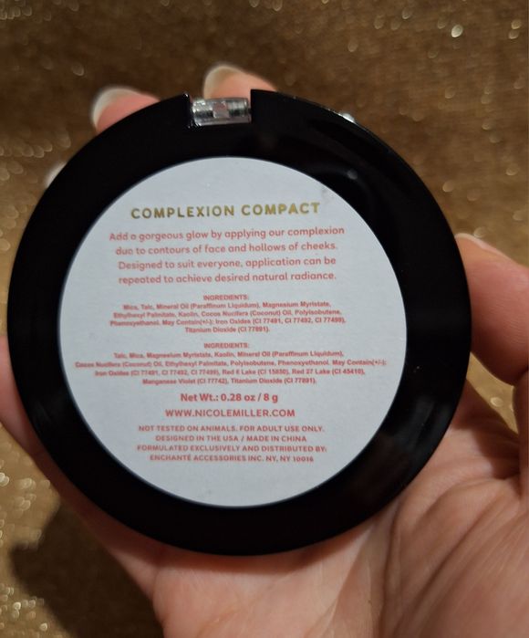 Nicole Miller Bronzer i róż w kompakcie