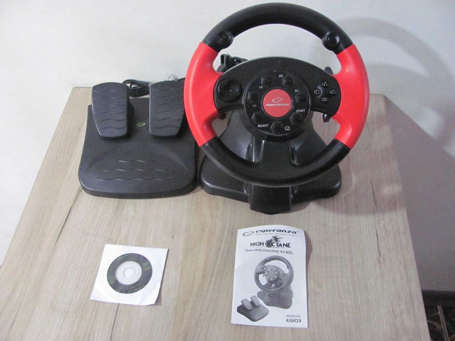 Kierownica Esperanza EG103 HIGH OCTANE do PC/PS2/PS3/PSX
