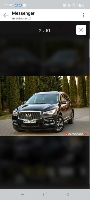 Infiniti qx 60 2017r.