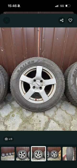 Koła komplet zimówek  alu od peugota 208
