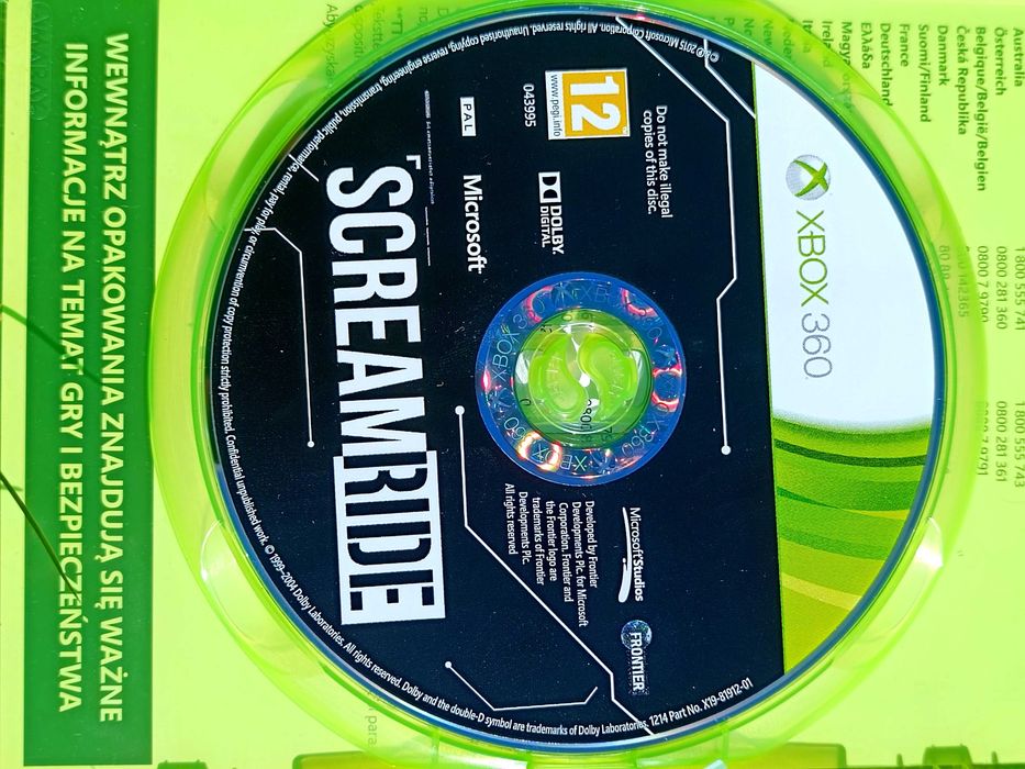 GRA Scream Ride Microsoft na Xbox 360