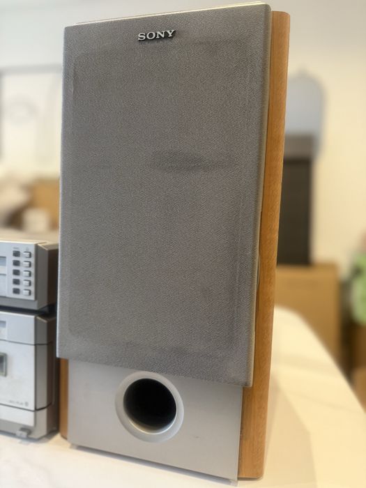 Aparelhagem com leitor de cd e cassetes Sony