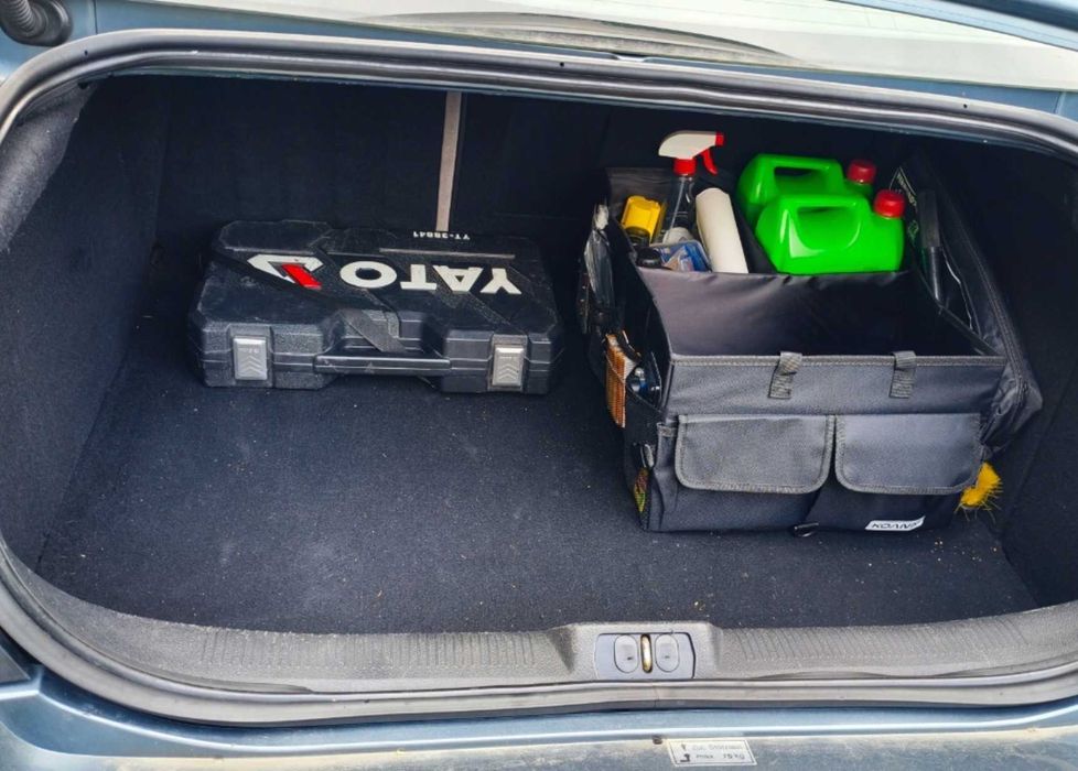 XXL 64L Sztywny Organizer Torba Do Bagażnika Auta Samochodu Pudełko