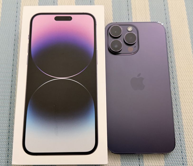 iPhone 14 Pro Max 128 GB, cor Deep Purple.