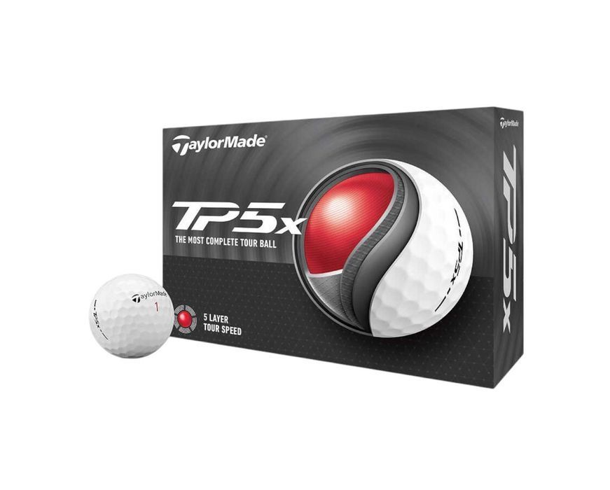 Taylormade TP5x paczka 12szt piłki golfowe do golfa BIAŁE