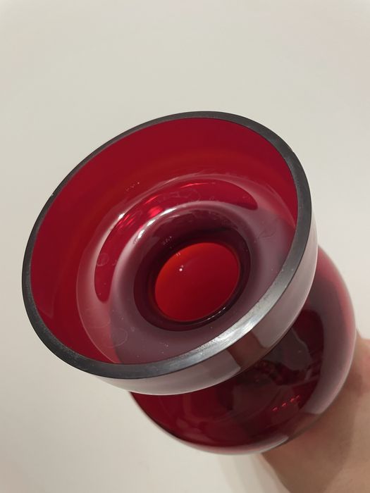 wazon/świecznik.  Huta Szkła Gospodarczego "Sudety"