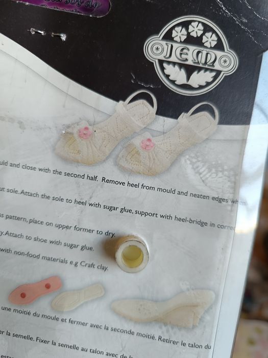 Molde de Zapatilha Feminina – Para Fondant, Porcelana Fria