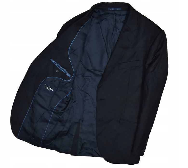 Hackett Wełniana Marynarka Z Materiału Loro Piana 52