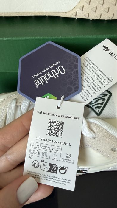 Кросівки lacoste l-spin evo, снікерси l-spin evo 49sfa0111, lacoste l-spin evo 125, 749sfa01111