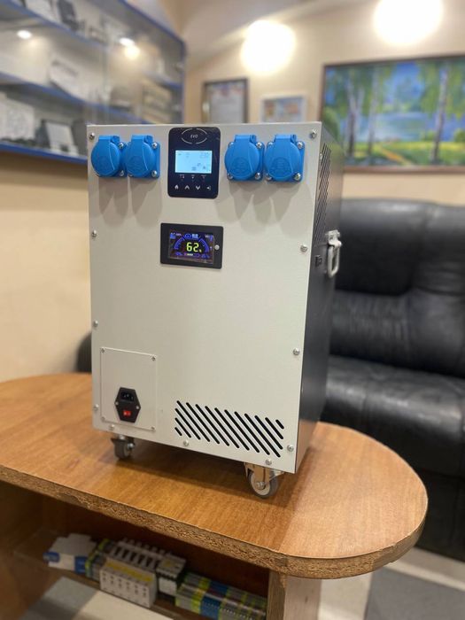 Портативна ДБЖ-станція 5 кВт (LiFePO₄, 24В, 70А заряд)сес, ups ecoflou