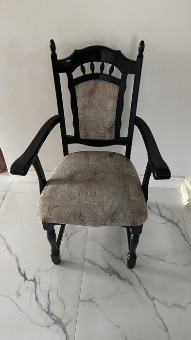 Zestaw dla 12 osób meble krzesła stół klose czarne vintage retro