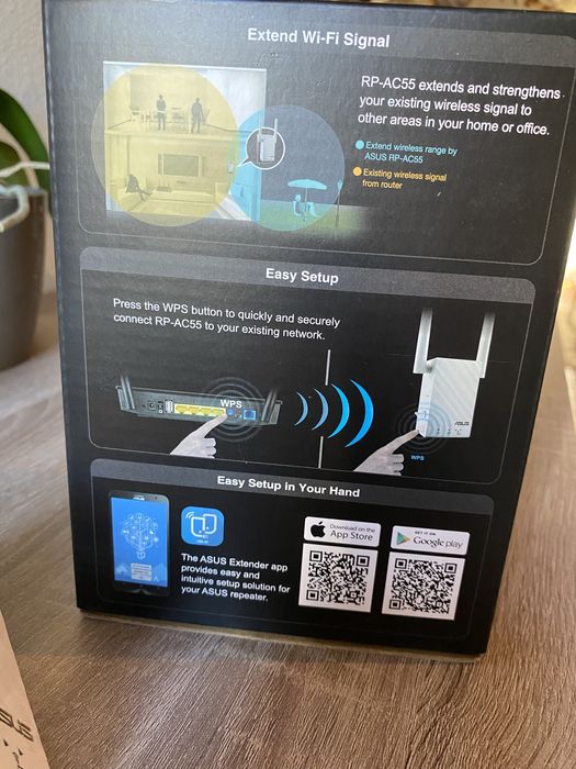 Repetidor de sinal Asus AC1200 Dual Band RP - AC55