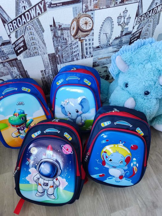 Мультяшні рюкзаки для дошкільнят та першокласників Хлопчиків