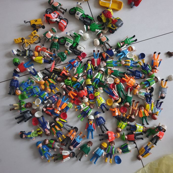 Playmobil samochody mega zestaw +ludziki