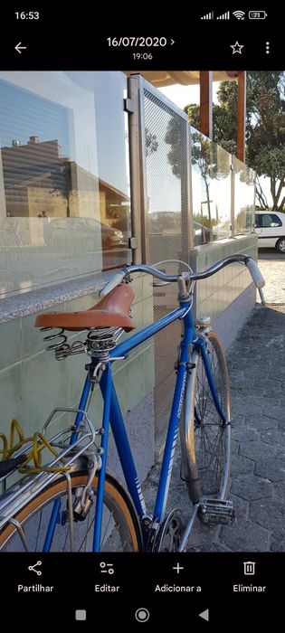 Bicicleta Azul Clássica Motobecane