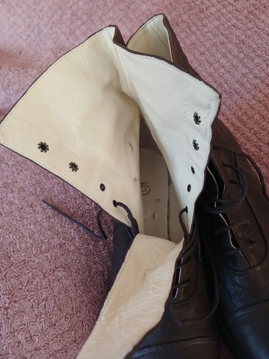 Чобітки осінні,весняні шкіряні