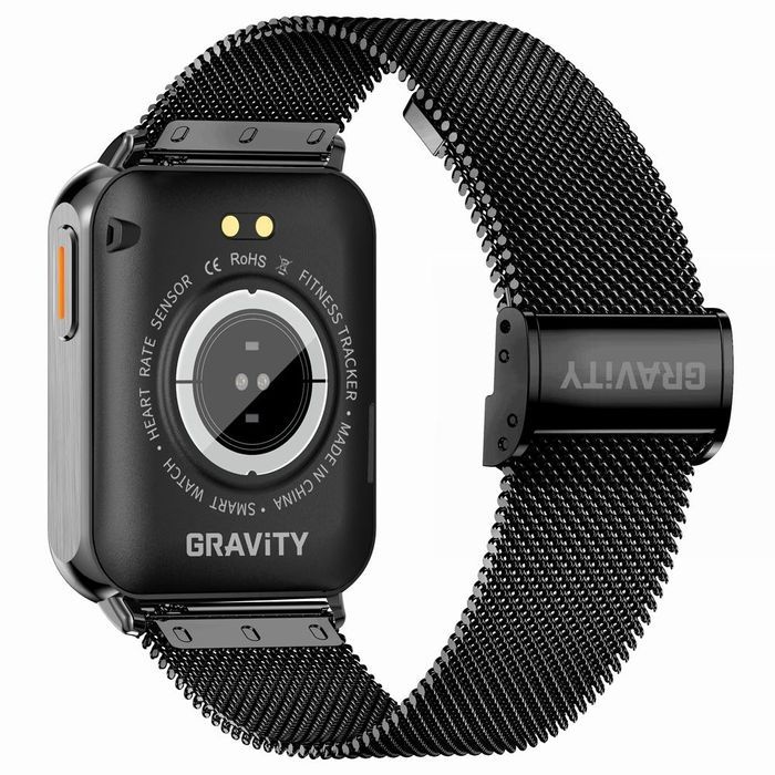 Smartwatch Gravity Czerwono Czarny 2 Paski GT17-10 prezent