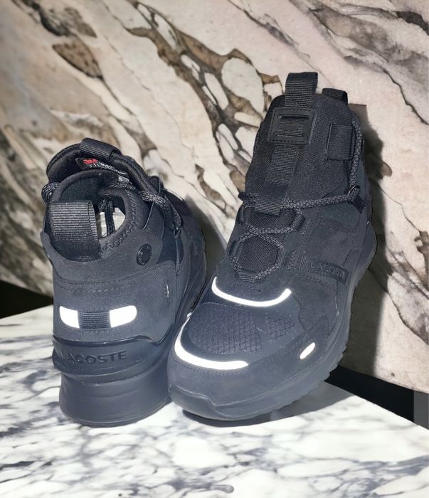 29 29.5 см 10.5 11 us 44 45 Lacoste run Breaker ботинки чоботи черные