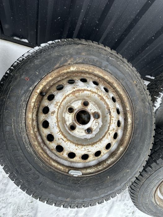 Зимові шини з дисками на vw t4 195/70r15 5x112 et 55