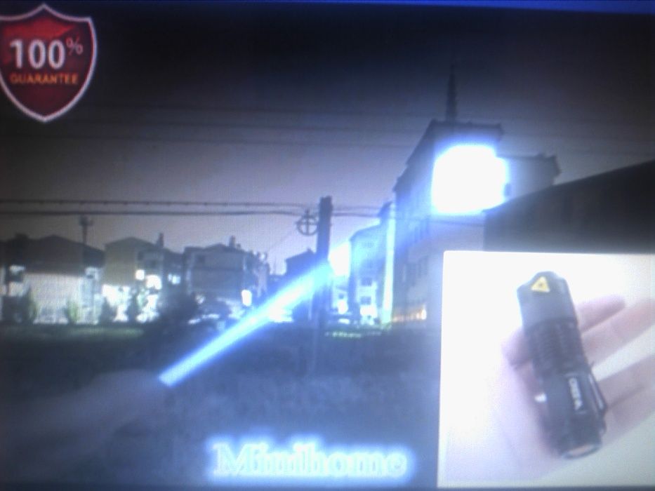 Lanterna Potente e com Zoom