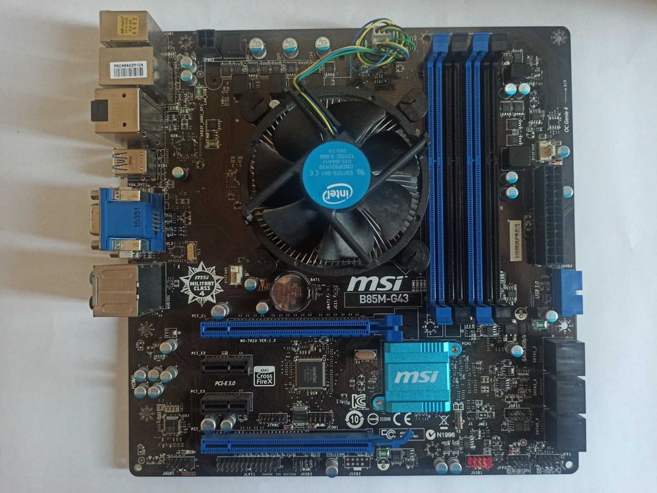 Płyta główna MSI B85M-G43 + procesor Intel Pentium G3258 3.20